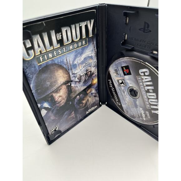 Call of Duty: Finest Hour Sony PlayStation 2 PS2 COMPLETE WITH MANUAL - Picture 3 of 6